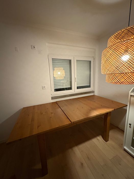 mesa extensível madeira maciça