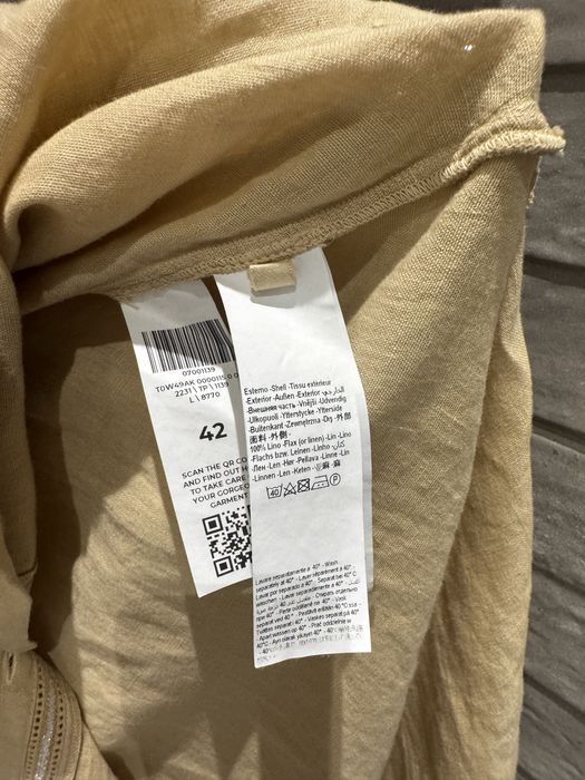 Льняное платье  ,бренд 120%linen, производство Италия