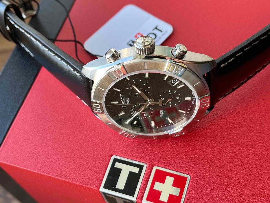 НОВИЙ годинник Tissot PR100 Sport Gent Chronograph (ремінець, браслет)