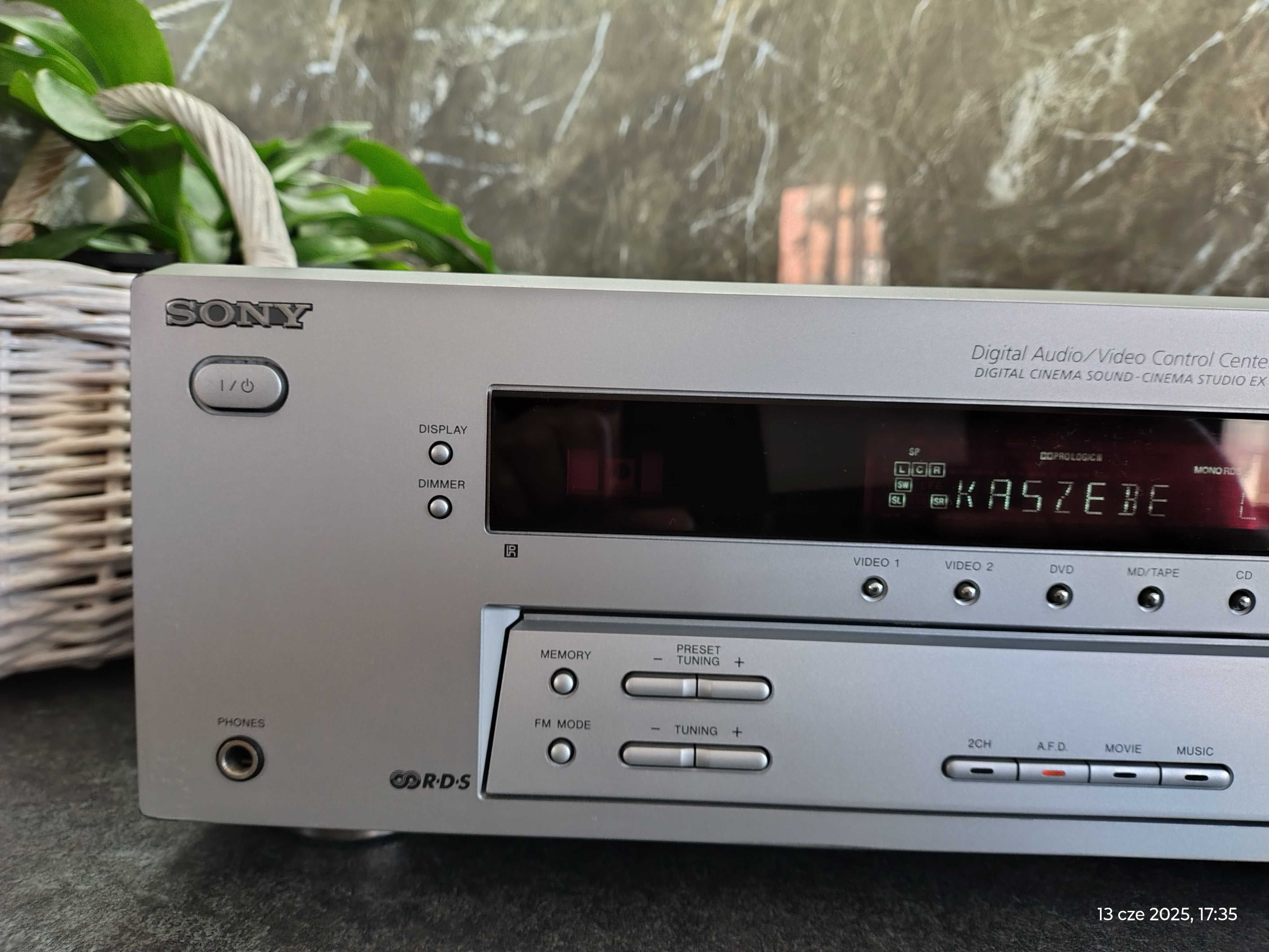 SONY STR-DE495 amplituner po fachowym przeglądzie b.ładny stan