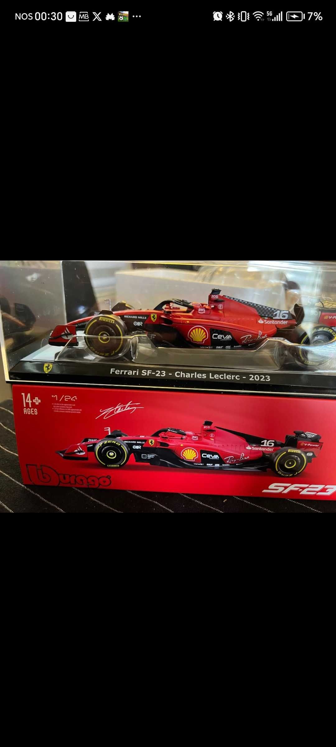 Miniatura Ferrari formula 1