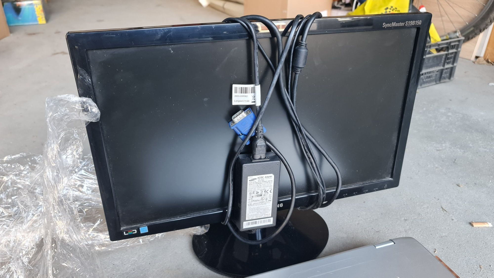 Komputer laptop Lenovo + monitor