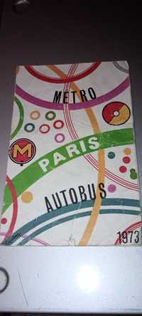 Metro/ Autobus/ Francja/ Paryż 1973