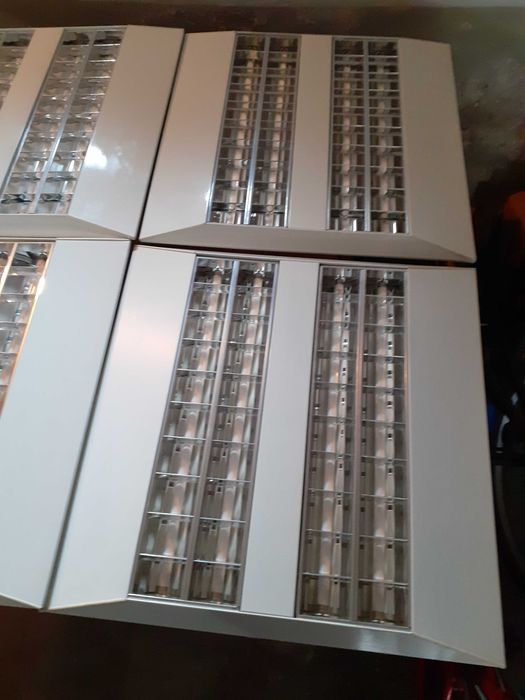 4 szt lampa rastrowa jarzeniowa 4x14W G5 IP20 CAPRI