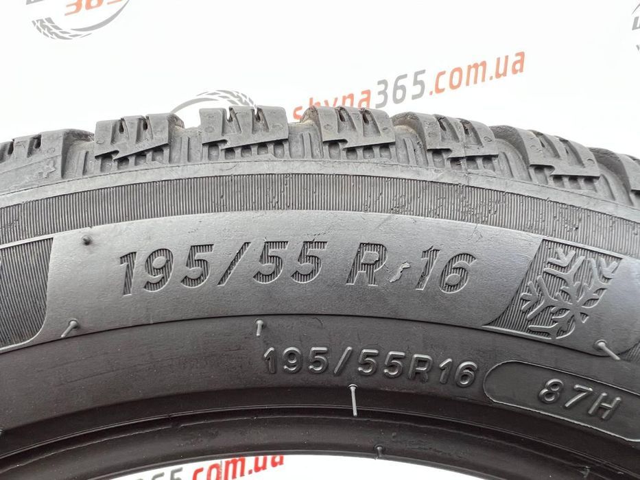 195/55 r16 michelin alpin 6 6mm шини бу зима