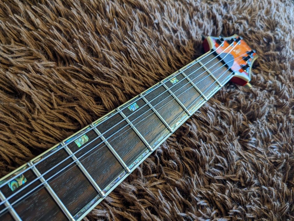 Идеал ESP LTD Deluxe H1001 + Seymour Duncan Custom 5 & Jazz +стреплоки