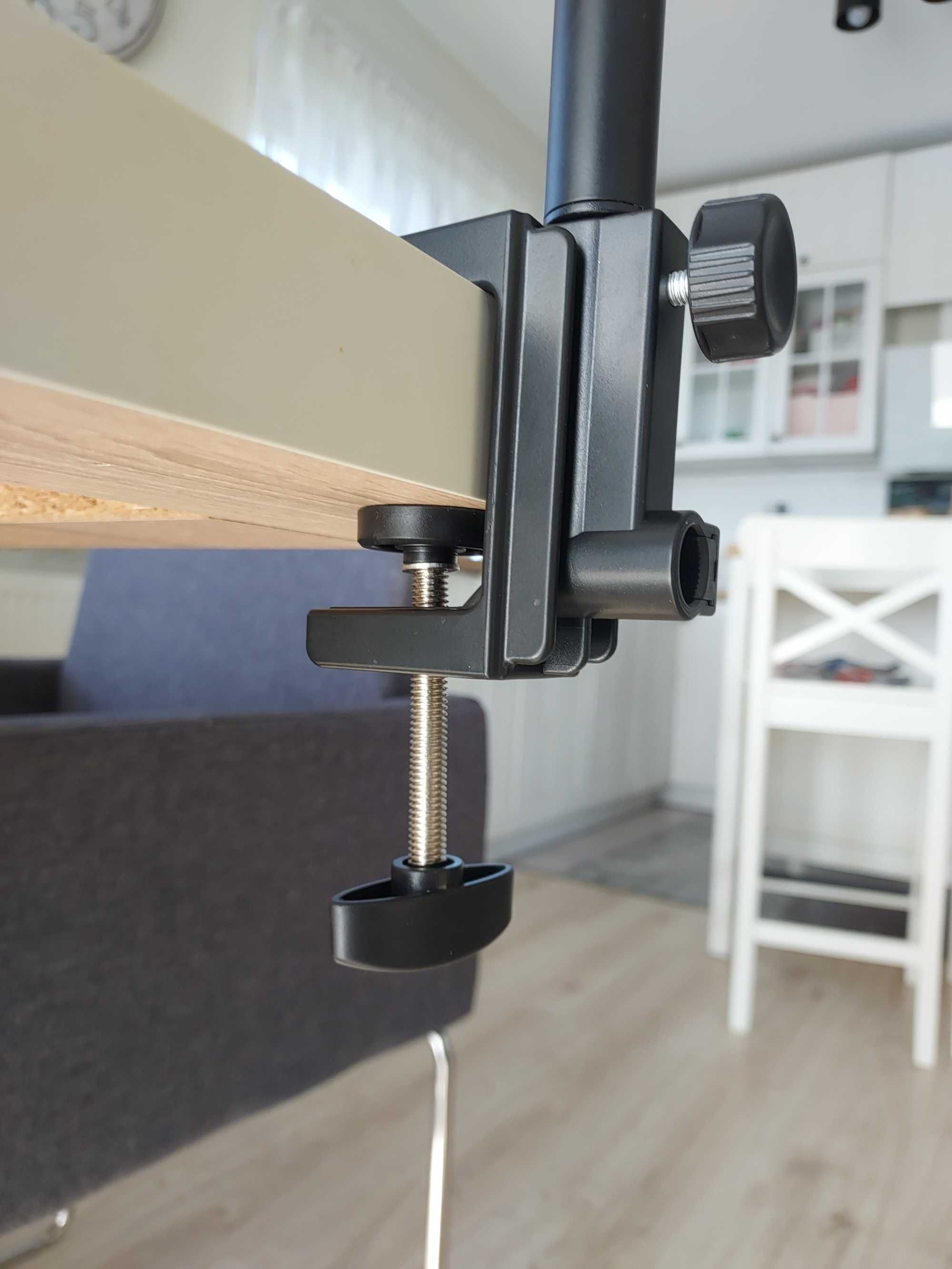 Uchwyt biurkowy do tabletu/smartfona – stabilny, regulowany, mocny