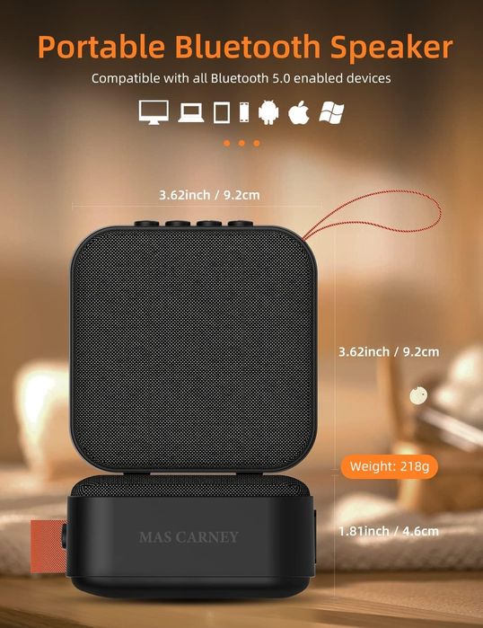 Блютуз Колонка портативна Сабвуфер mini