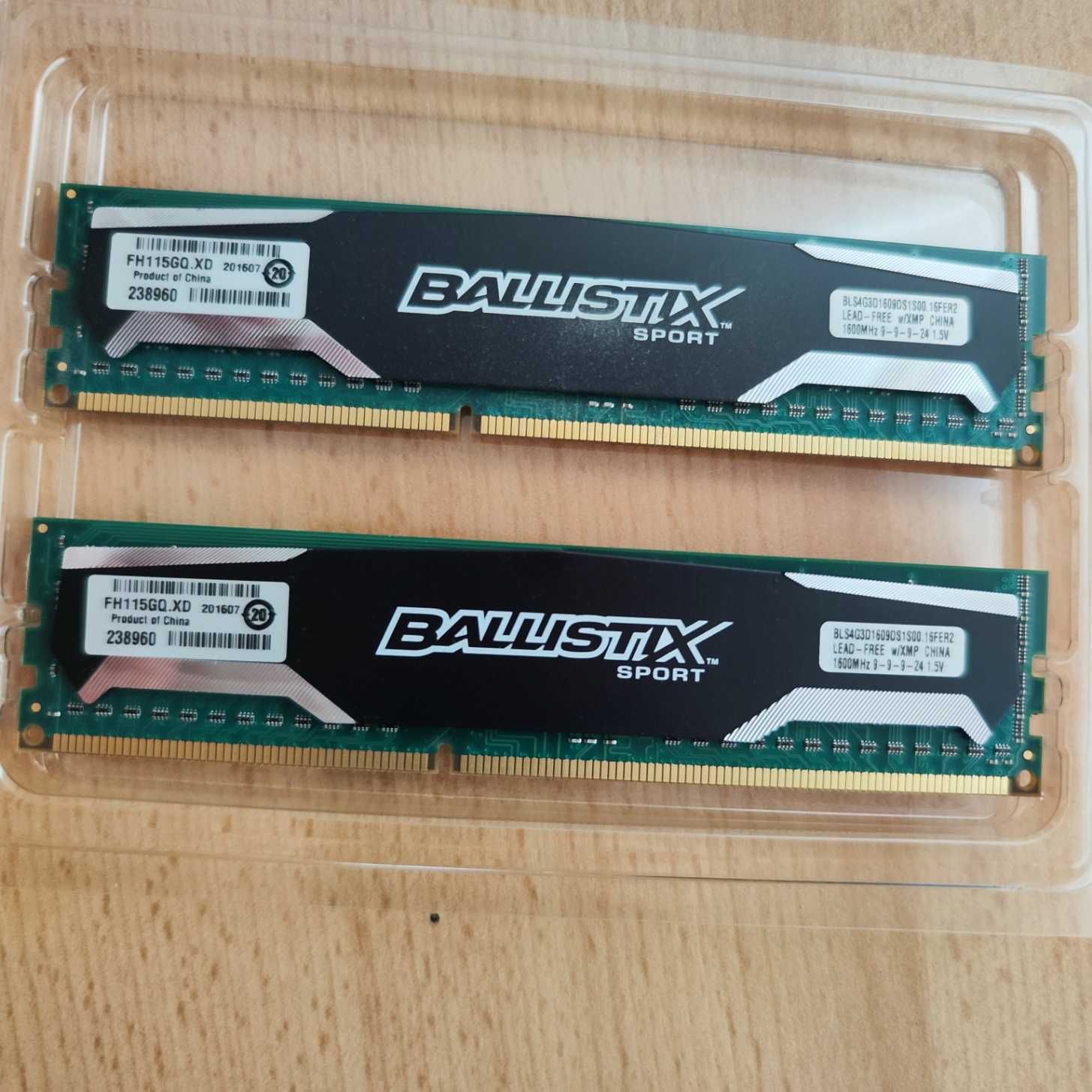 Pamięć RAM DDR3 Ballistix Sport [2 x 4GB] 1600MHz