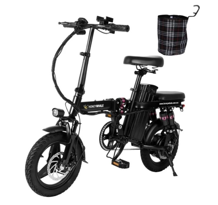 Bicicleta Elétrica HONEY WHALE S6 Pro-S Potência 350W Bateria 48V15Ah