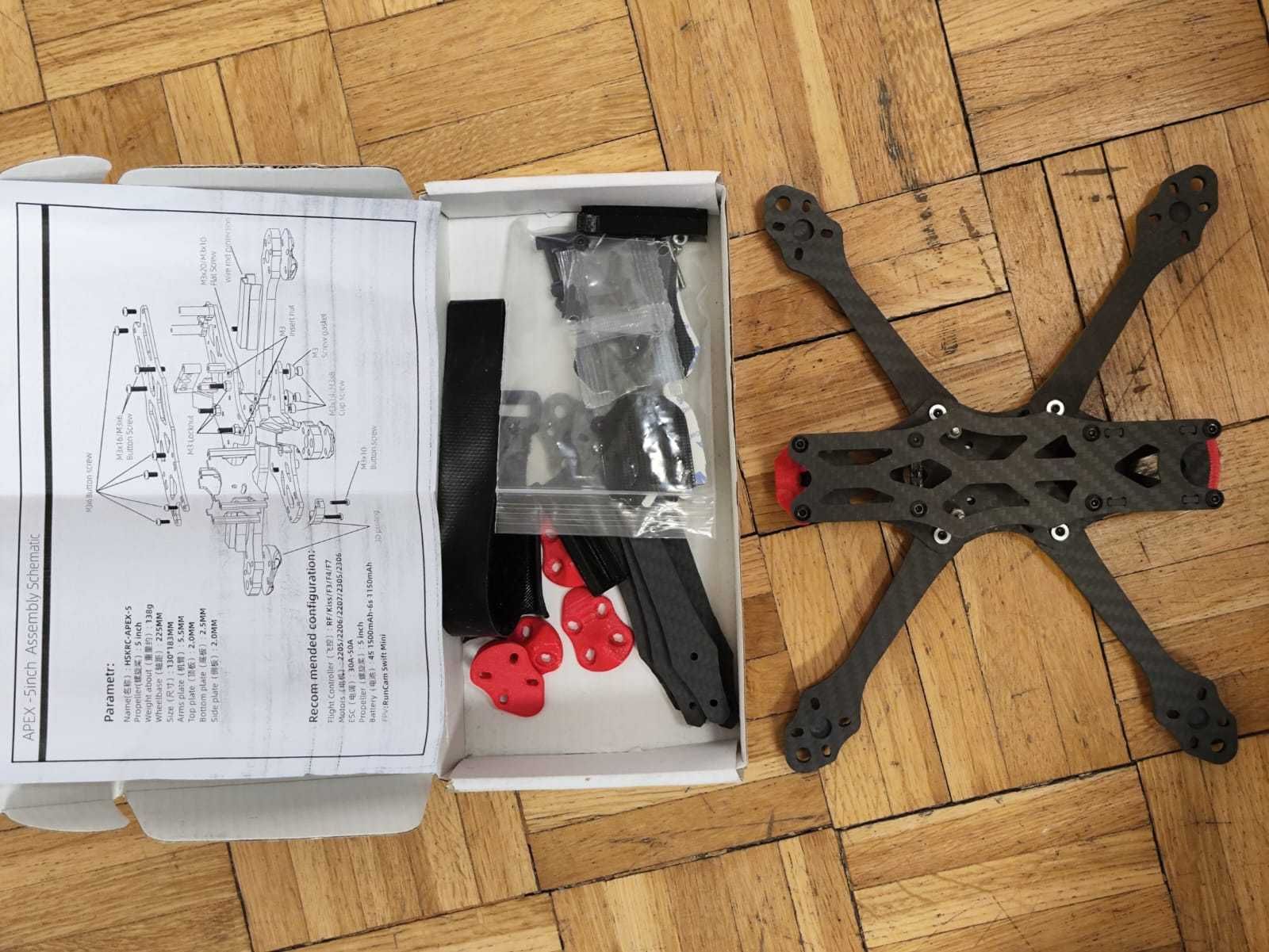 ZESTAW FPV 4S - Protek35/Mobula7/Flow/Apex5/Taranis QX7/ISDT/Crossfire