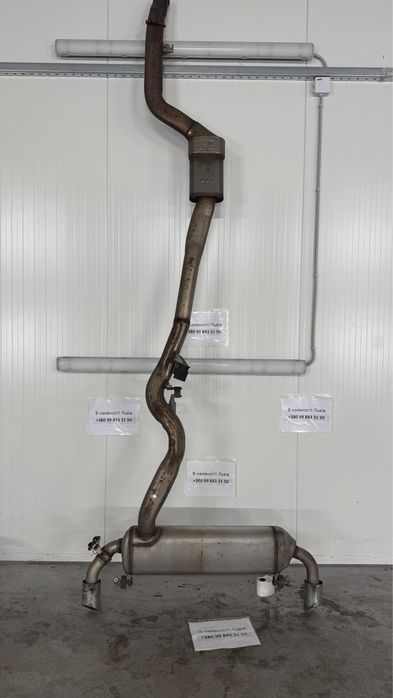 Вихлопна труба бмв g20 глушник каталізатор резонатор бмв заслонув