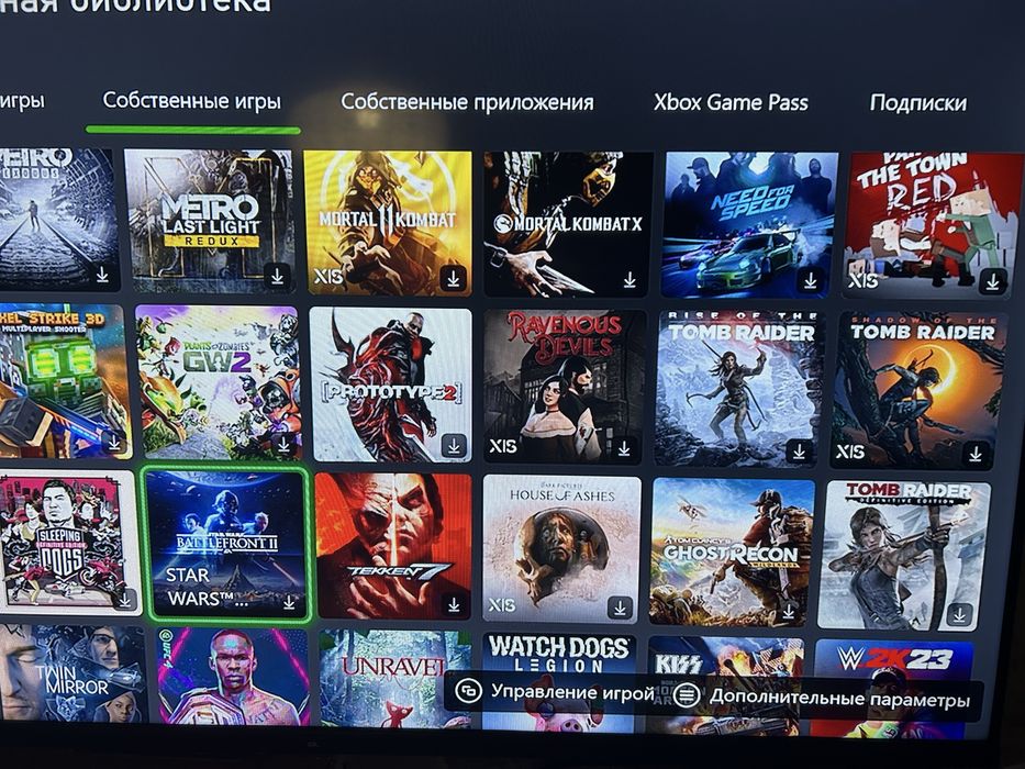 Аккаунт Xbox багато ігор