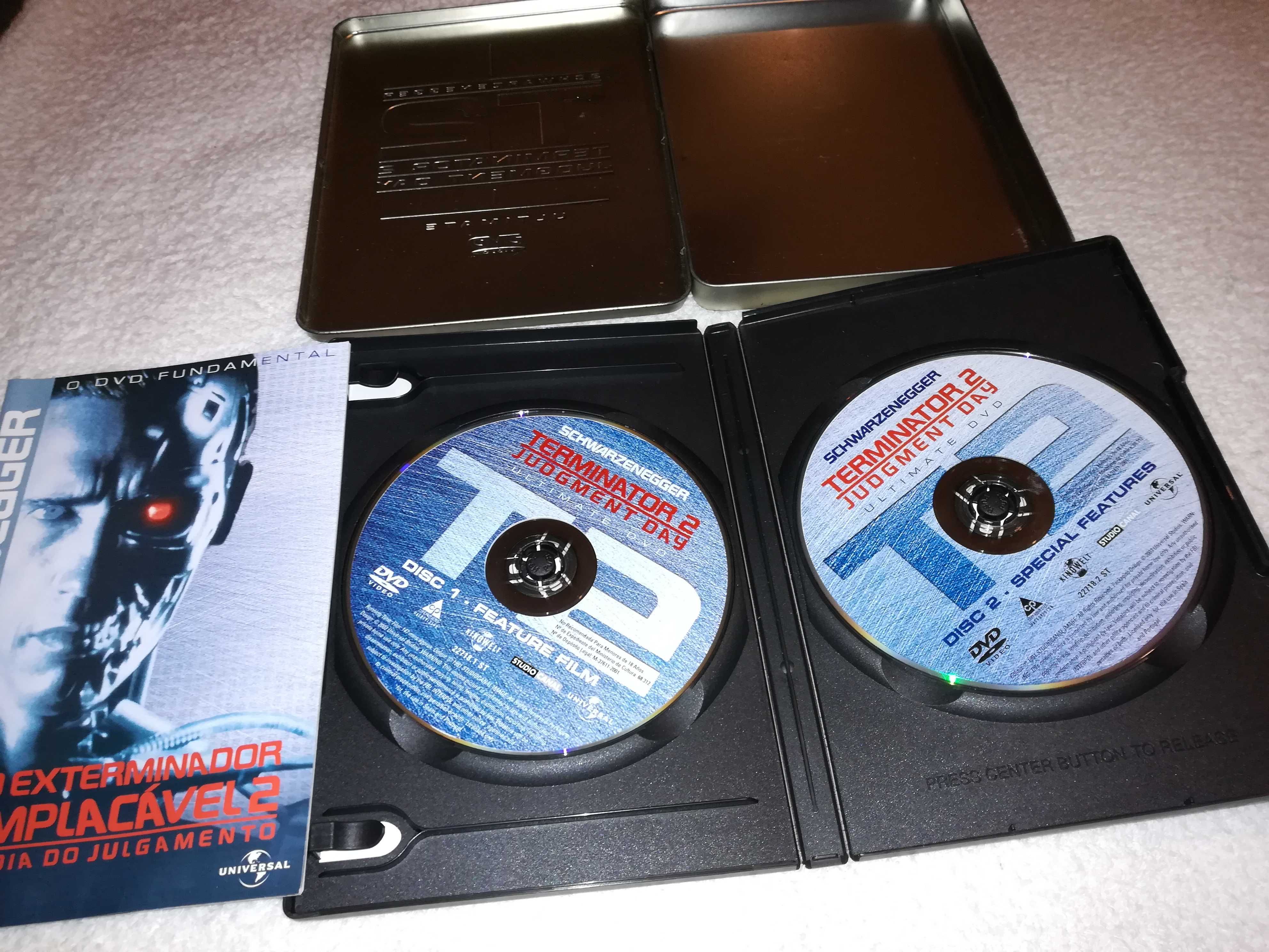 o exterminador implacável 2 (edição especial 2 dvds) caixa metálica