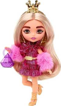 Barbie Extra mini loira com coroa dourada (reservado)