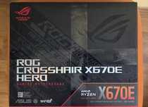 Asus Crosshair x670e Hero -> UWAGA! pudełko, akcesoria, radiatory, itp