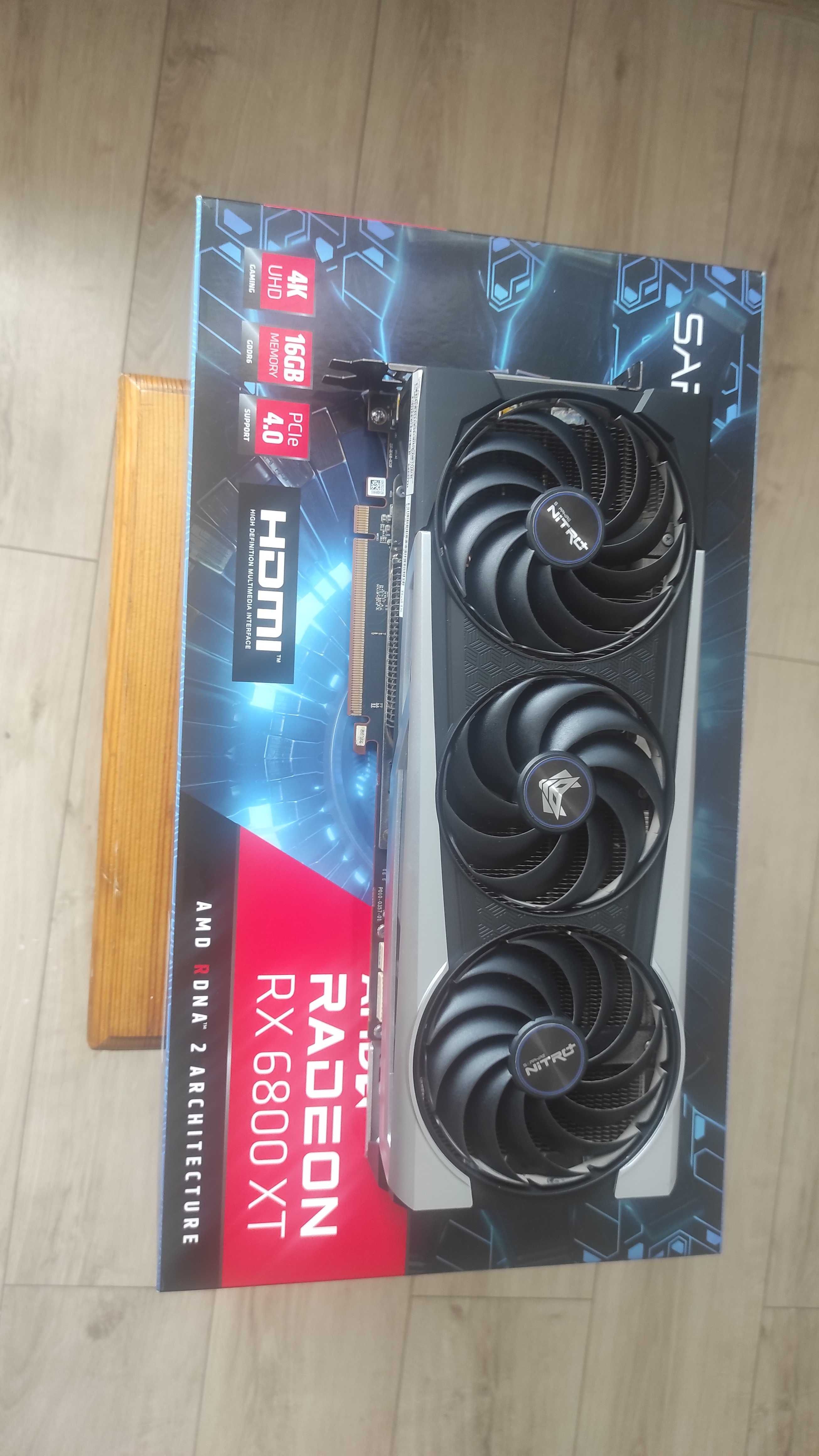 Продам відеокарту  RX 6800 XT sapphire nitro+ 16гб