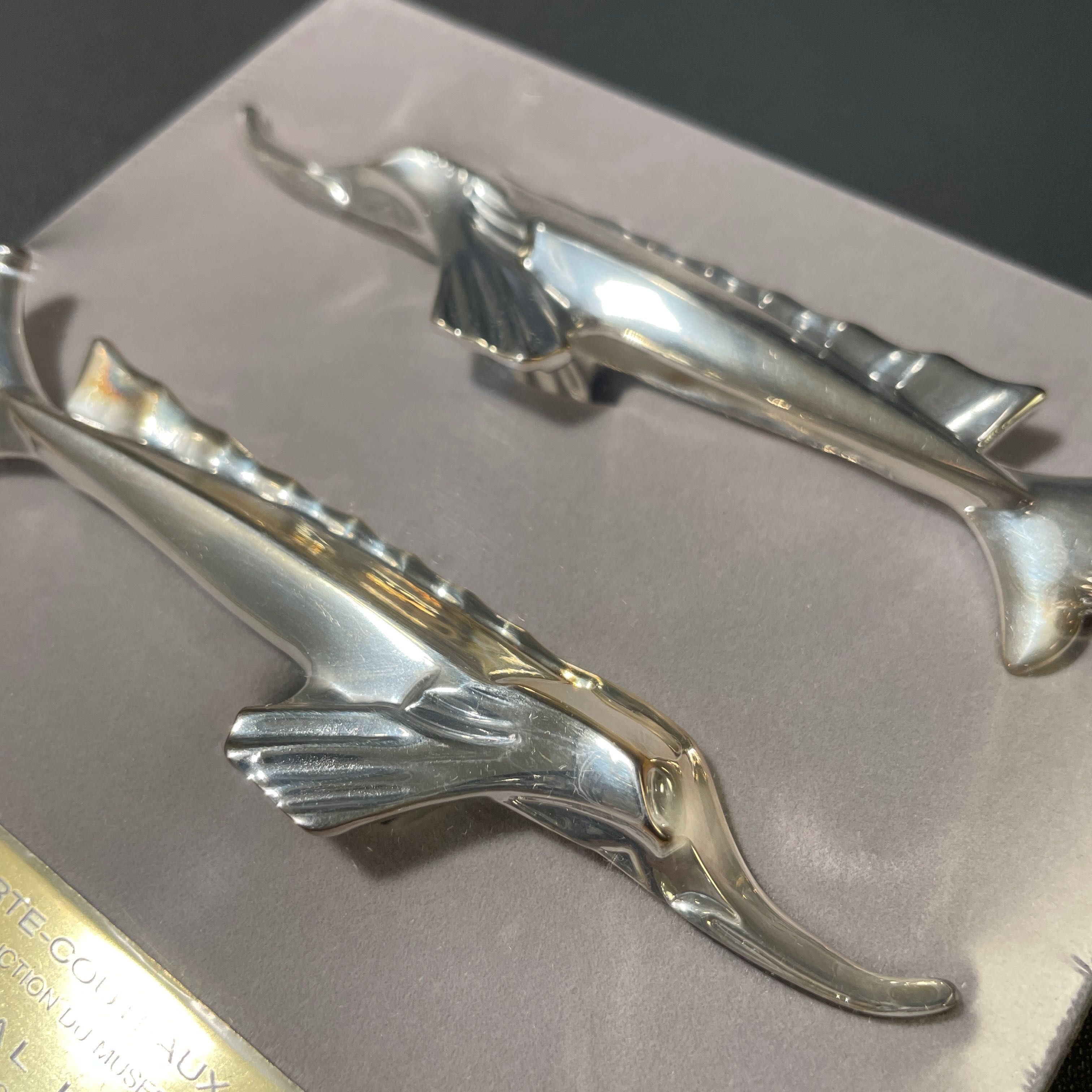 Podstawki pod sztućce CHRISTOFLE „Art Deco Animal knife rests”
