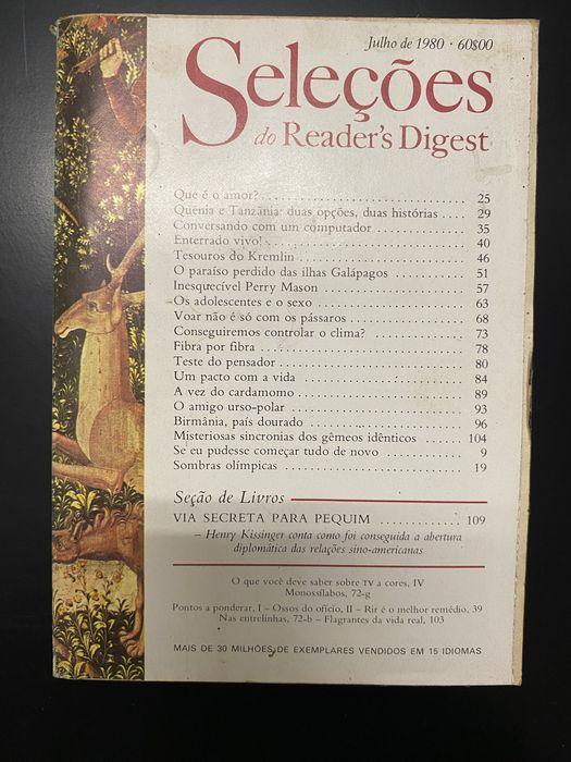Livros Seleções Reader’s Digest