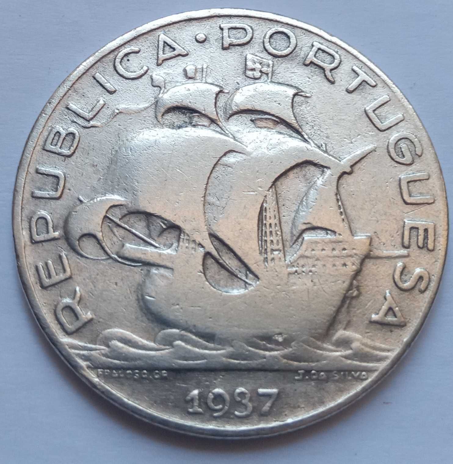 Vendo Moeda 5 Escudos 1937 Republica Portuguesa