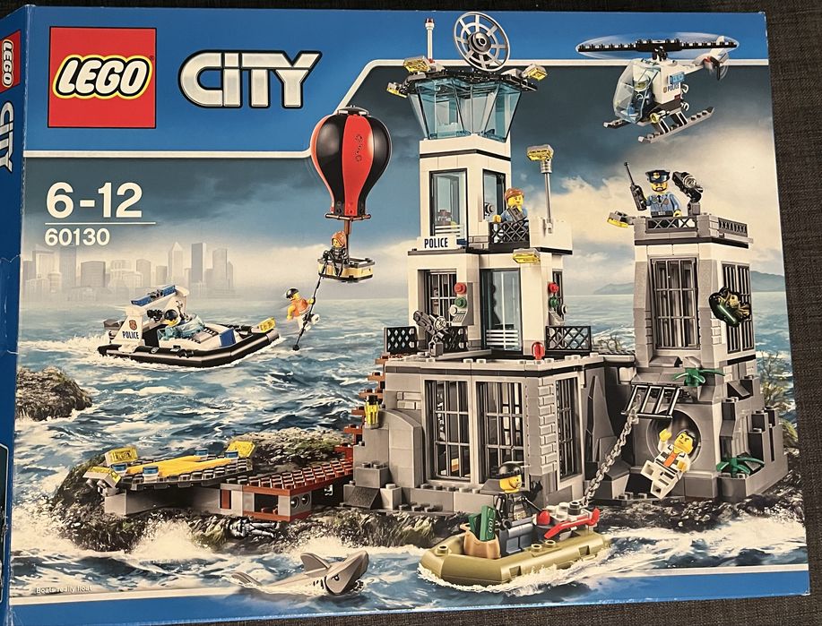 Lego 60130 wiezienna wyspa 100% komplet
