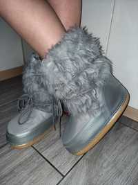 Buty śniegowce futrzaki 34