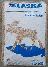 Pellet pelet sosnowy iglasty A1 worek 15kg Alaska