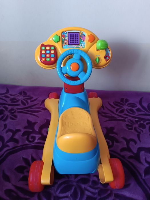 Vtech Jeździk Pchacz Bujak interaktywny 3w1