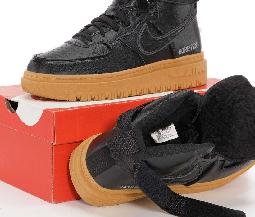 Зимові Чоловічі Кросівки Nike Air Force 1 Luxe Gore-Tex 41-45( Хутро)