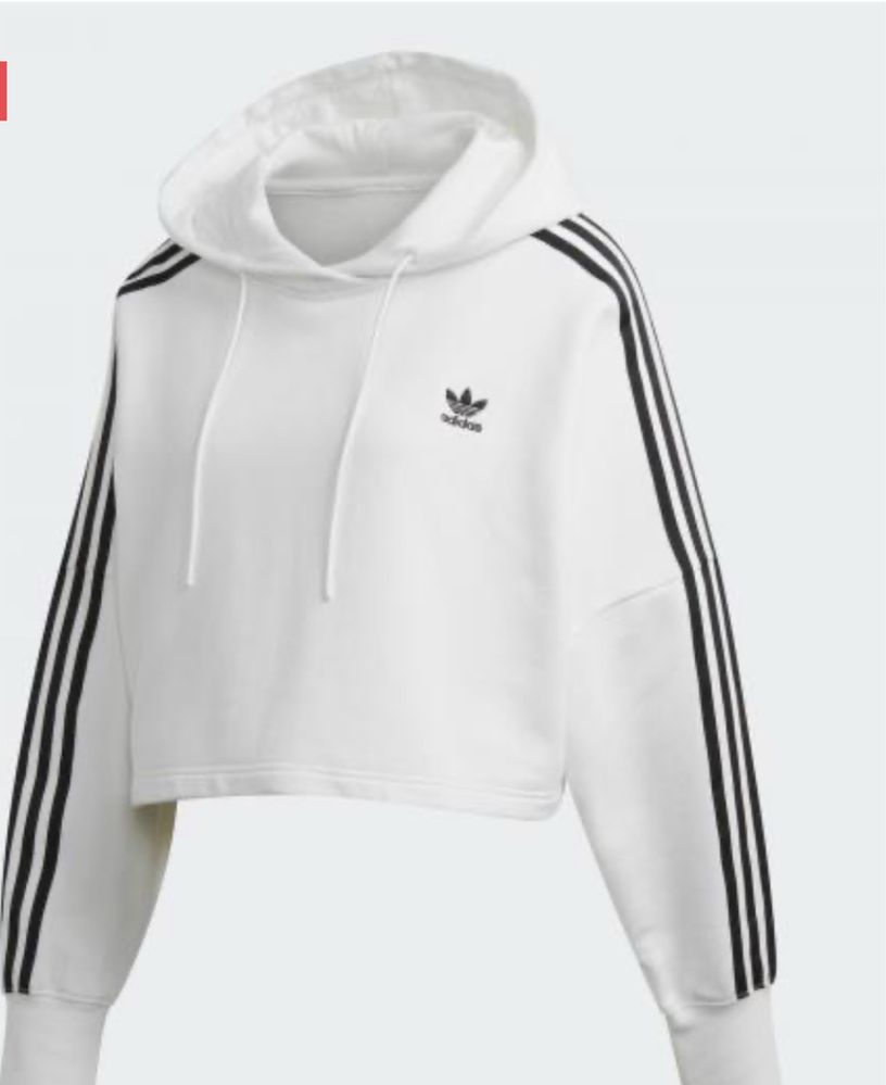 Adidas укороченная худи, m