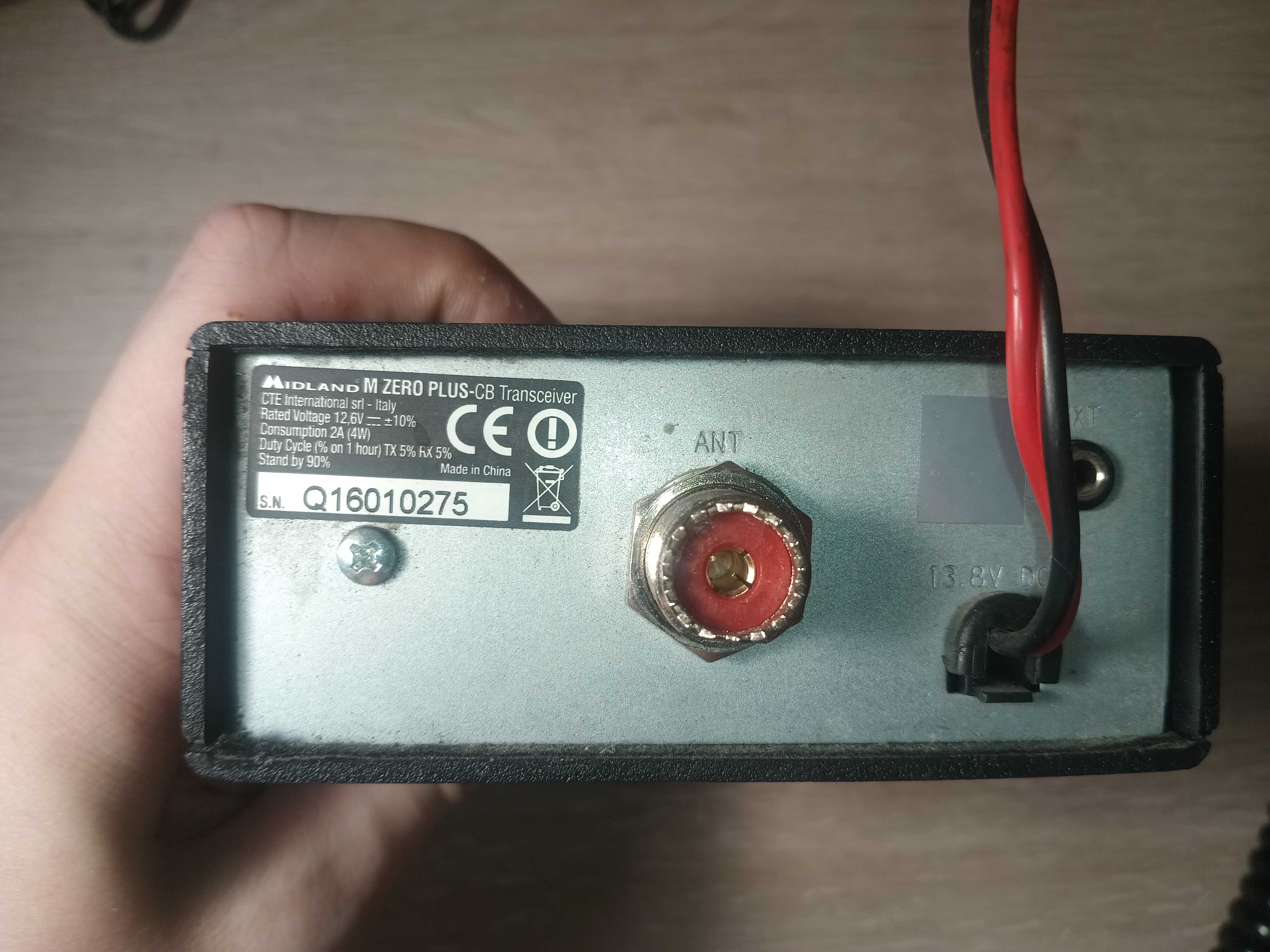 Рація Midland M Zero Plus 12V з тангеткой