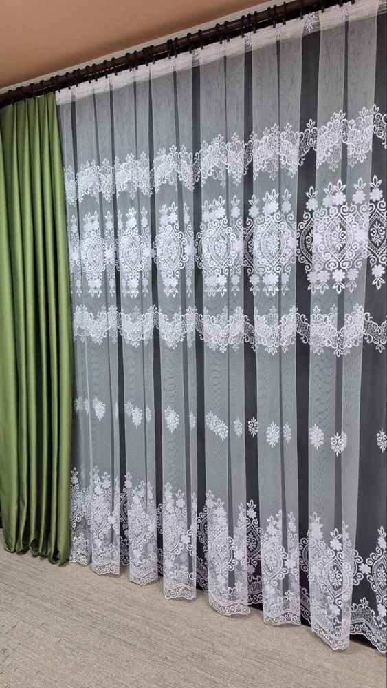 Тюль в кімнату тюль в залу фатинова штори готові