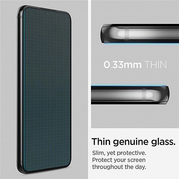 Szkło hartowane Spigen Glas.tR Ez Fit na Samsung Galaxy S22+ - 2 szt.