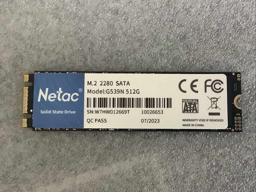 Disco SSD M.2 NGFF 512GB novo