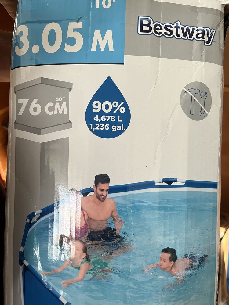 Бассейн каркасный Bestway 305х76 см