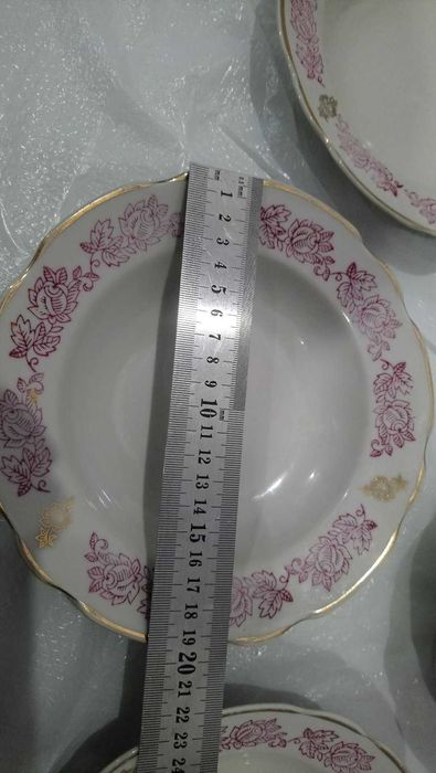 Тарілки глибокі плоскі ретро миски