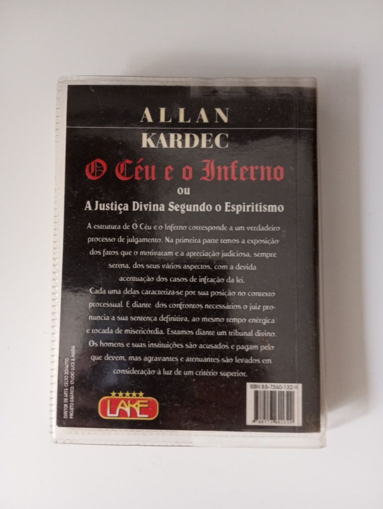 Allan kardec Céu e o Inferno ou A Justiça Divina  segundo o Espiritism