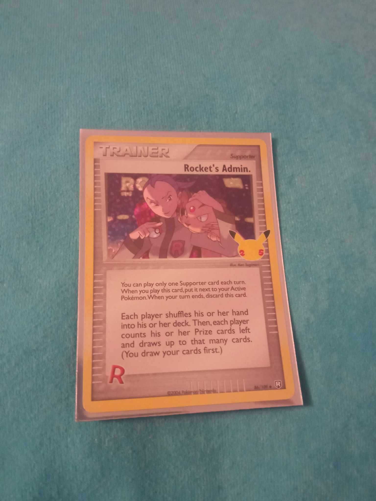 Karta Pokemon TCG - Rocket's Admin. 86/109