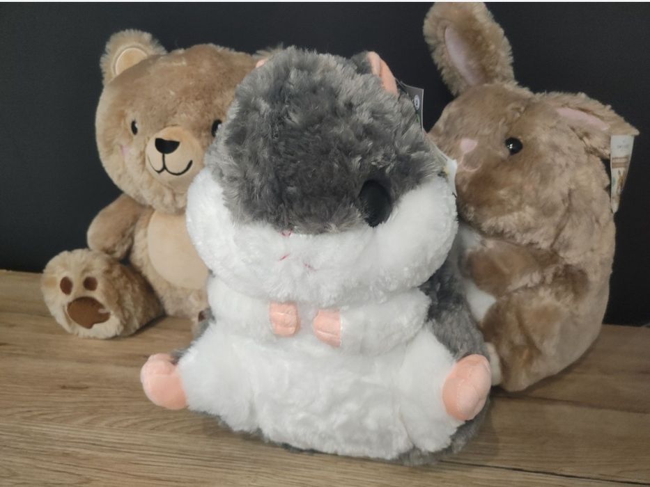 Koc kocyk poduszka chomik maskotk 35cm maskotka przytulanka prezent