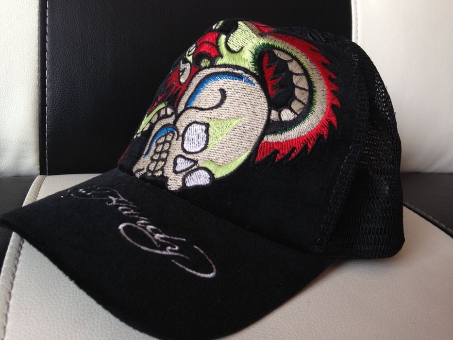 Boné Ed Hardy Christian Audigier Cap Hat Trucker Snapback Chapéu