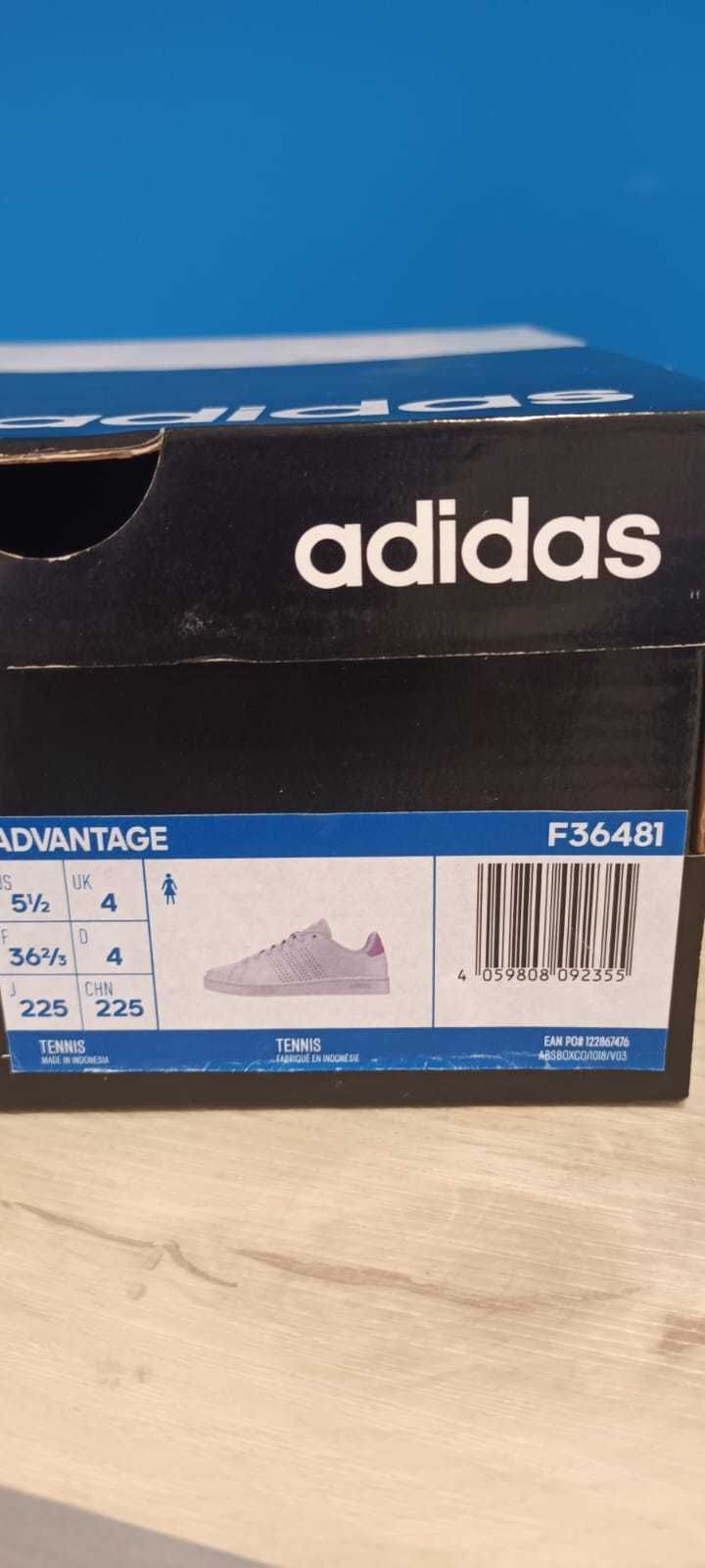 Adidas branco + rosa claro