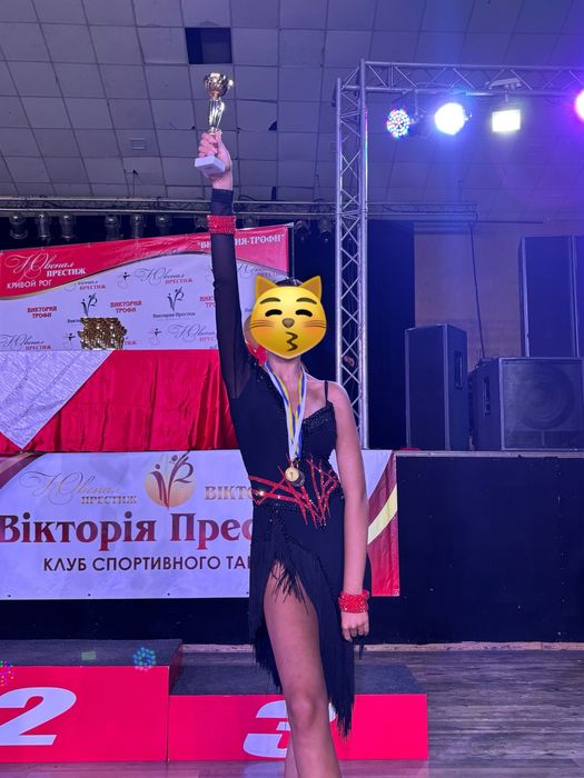 сукня для бальних танців латиноамереканська програма на зріст 155-160