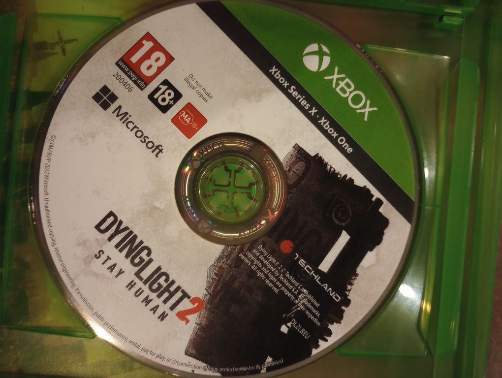 Xbox One Xbox series x Dying Light Stary Human 2 pl