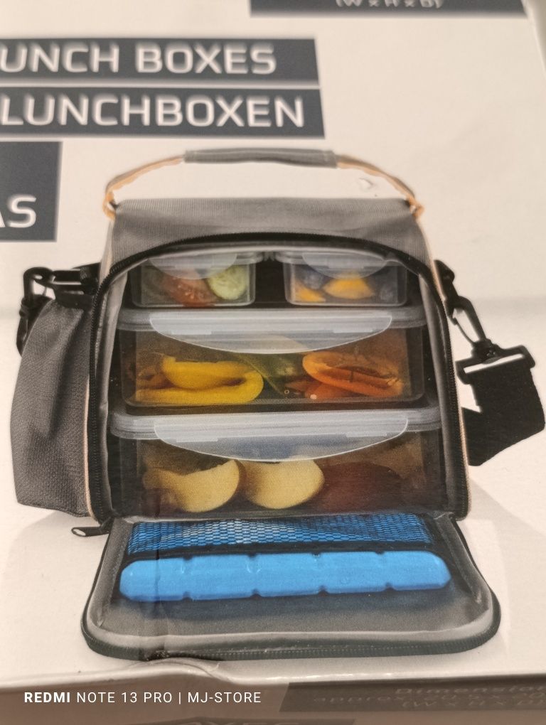 Bardzo pojemny lunch box torba termiczna