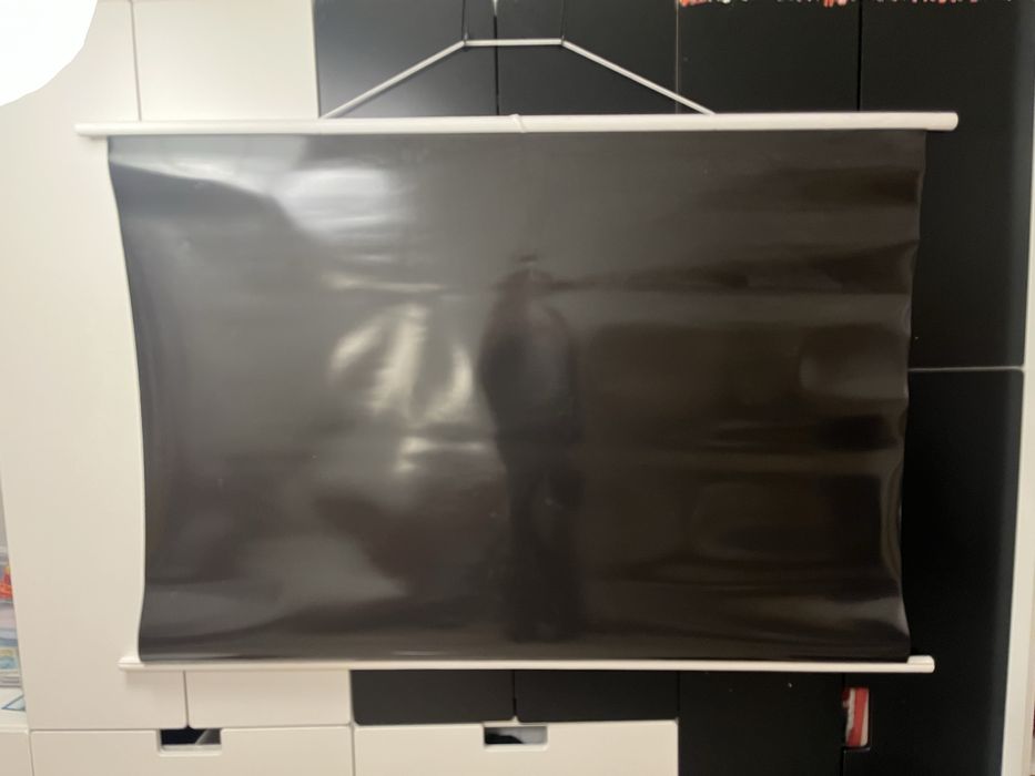 Tablica zwijana metaliczna magnetyczna i suchościeralna 135 x 92 cm