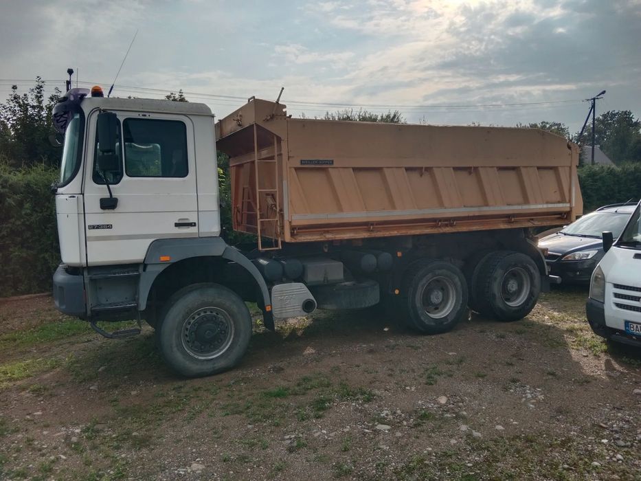 MAN 27.364  Wywrotka 3-strony 6x4, mały przebieg, stare tacho, mało używany