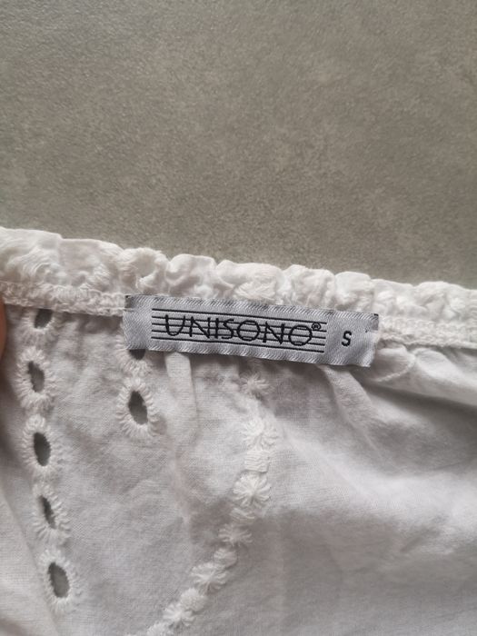 Biała sukienka hiszpanka Unisono S