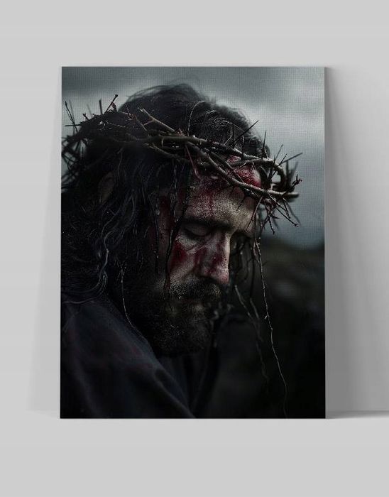 Obraz na płótnie Jezus Chrystus w koronie cierniowej 75x100