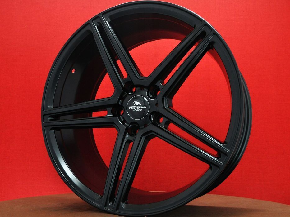 Czarne felgi R22 5x112 Audi Q7 SQ7 E-Tron S8 SQ5 Forzza Bosan Black