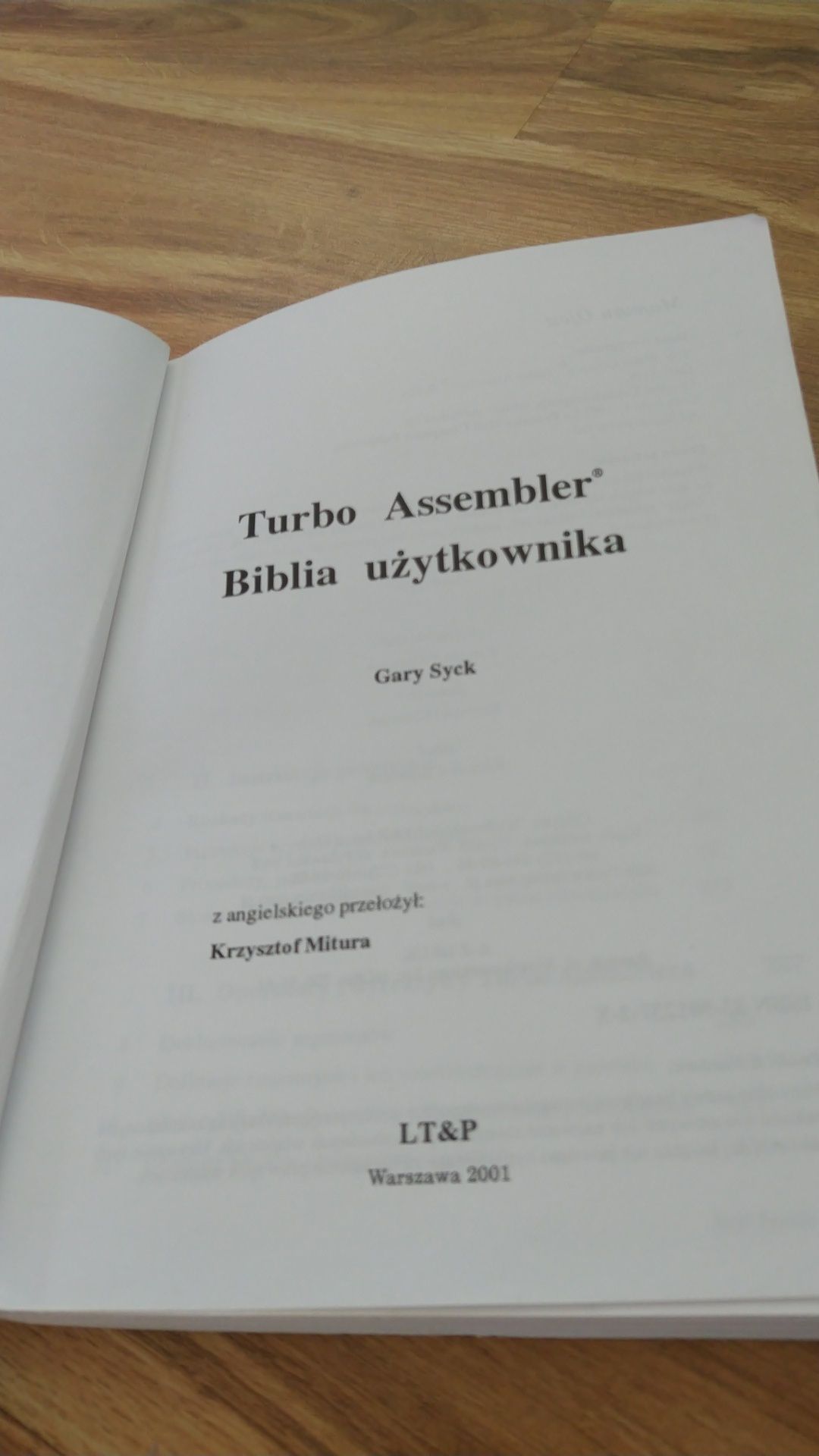 Turbo assembler Biblia użytkownika Gary Syck